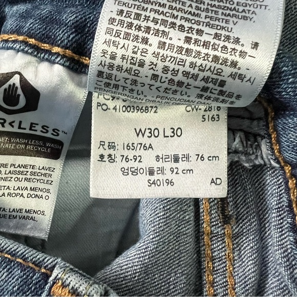 Levi's Classic Blue Straight Jeans Men’s size 30x30 - Picture 10 of 14